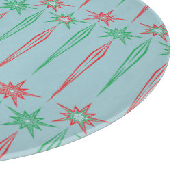 Mid Mod Icicles Glas Cutting Board Schneidebrett