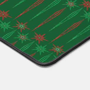 Mid Mod Icicles Green Desk Mat Schreibtischunterlage