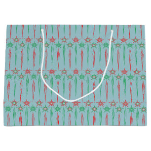 Mid Mod Icicles Large Gift Bag Große Geschenktüte