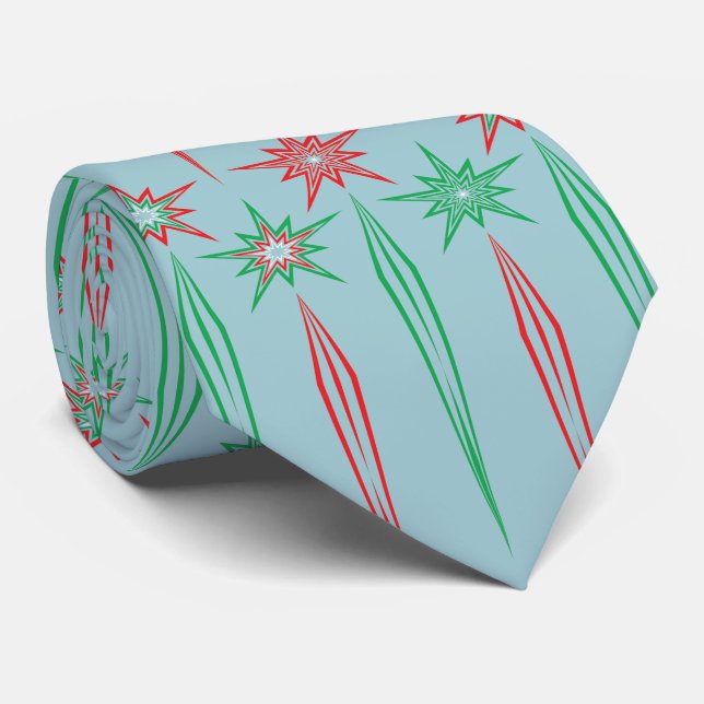 Mid Mod Icicles Neck Tie Krawatte (Gerollt)