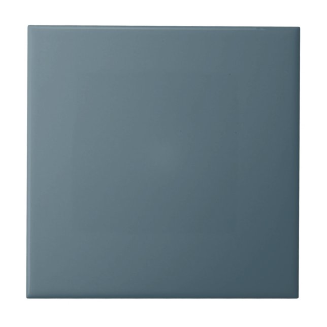 Mid Shade Ash Gray Solid Color Tile Fliese (Vorderseite)