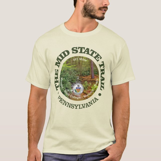 Mid Staat Trail (rd) T-Shirt (Vorderseite)