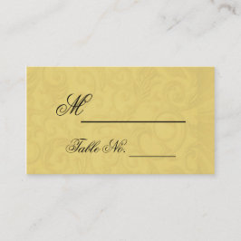 Midas Touch Gold Wedding Platzkarte