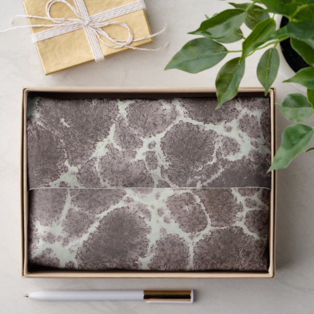 MidCentury MOD Rock Giraffe Elegantes Beige Muster Seidenpapier (Geschenk)