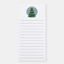 MidCentury Moderner Weihnachtsbaum Magnetic Notepa