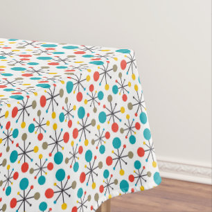 MidCentury Modernes, Vintages Retro Abstraktes Abe Tischdecke