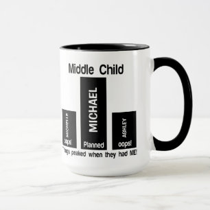 Middle Child Joke CUSTOM Tasse