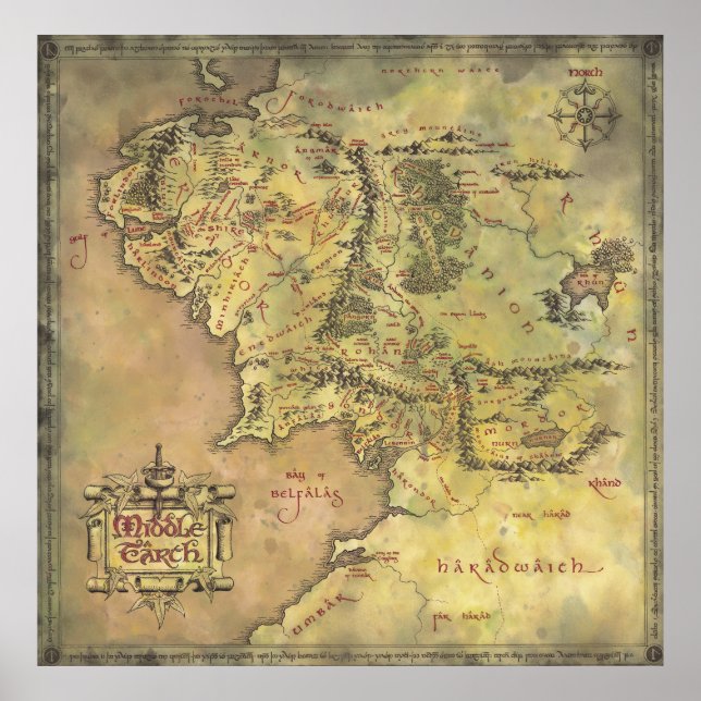 MIDDLE EARTH™ #2 POSTER (Vorne)