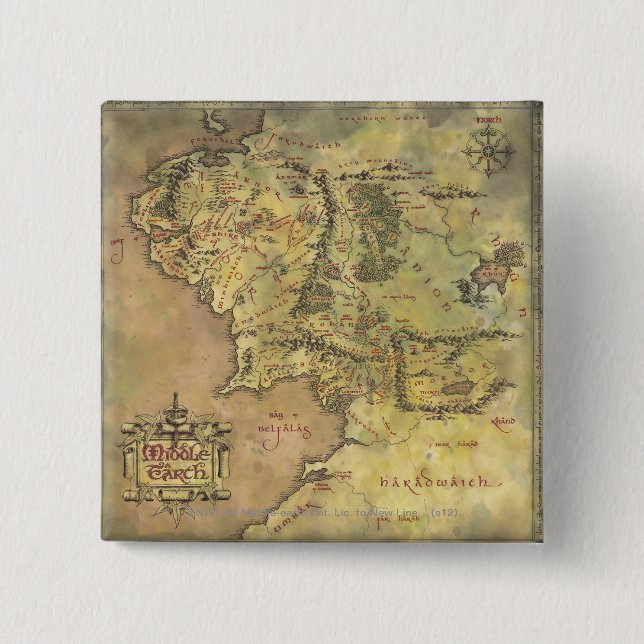 MIDDLE EARTH™ Map Button (Vorderseite)