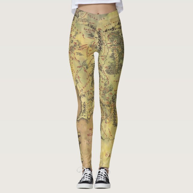 MIDDLE EARTH™ Map Leggings (Vorderseite)