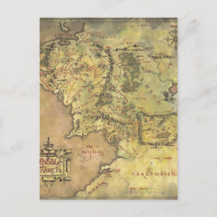 MIDDLE EARTH™ Map Postkarte