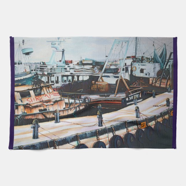 Middle East Martine, Jaffe, Israel Geschirrtuch (Horizontal)