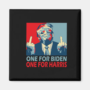 Middle Finger Biden Harris Republikaner American F Magnet