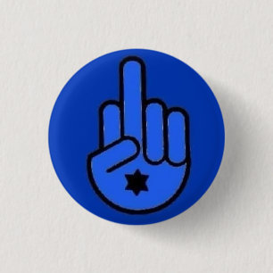 Middle Finger Hamsa Spenden jeden Cent profitiert Button