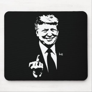 Middle Finger Trump 2024 Wahl Amerikaner Mousepad