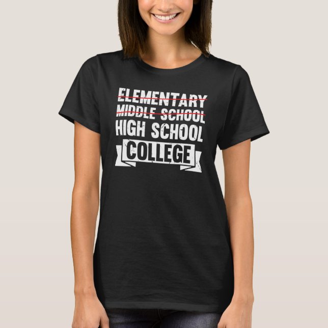 Middle School Graduation Junior High Graduation 2 T-Shirt (Vorderseite)