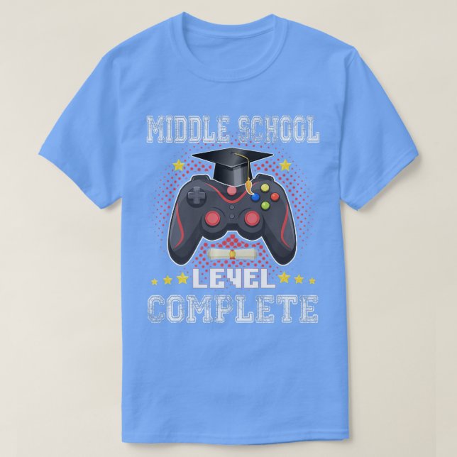 Middle School Level Complete Class Of 2022 Graduat T-Shirt (Design vorne)