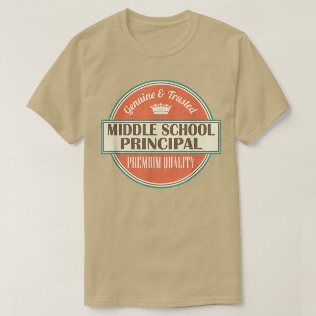 Middle School PrincipalFunny Job Gift Idea  T-Shirt (Design vorne)