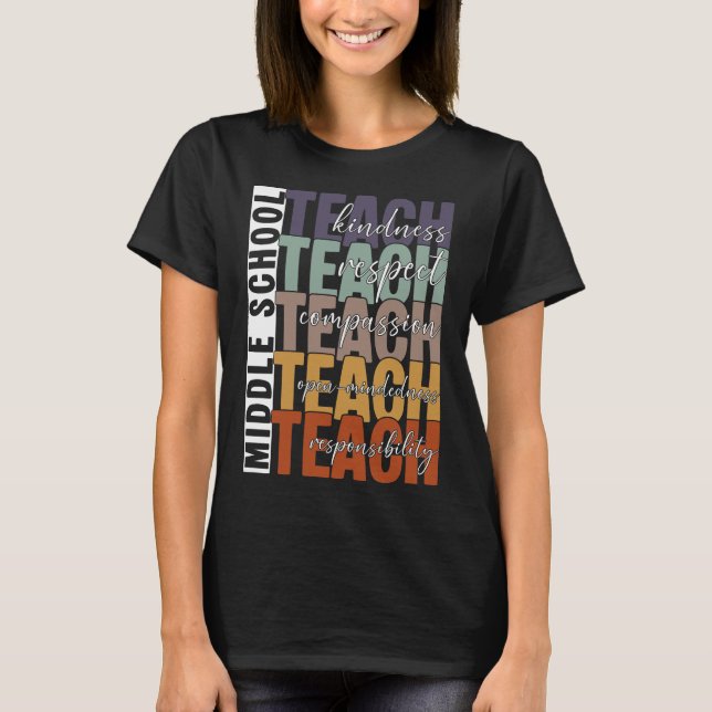 Middle School Teach T-Shirt (Vorderseite)