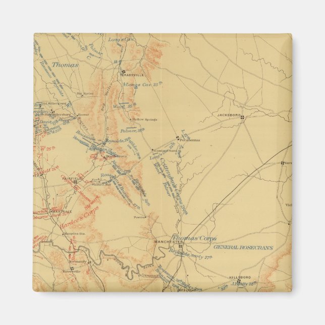 Middle Tennessee Kampagne Magnet (Vorne)