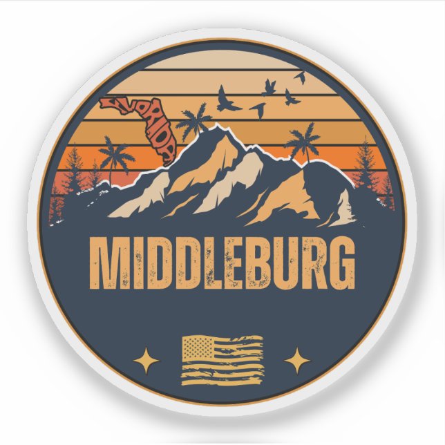 Middleburg, Florida Aufkleber (Vorderseite)