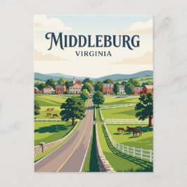 Middleburg USA Postkarte