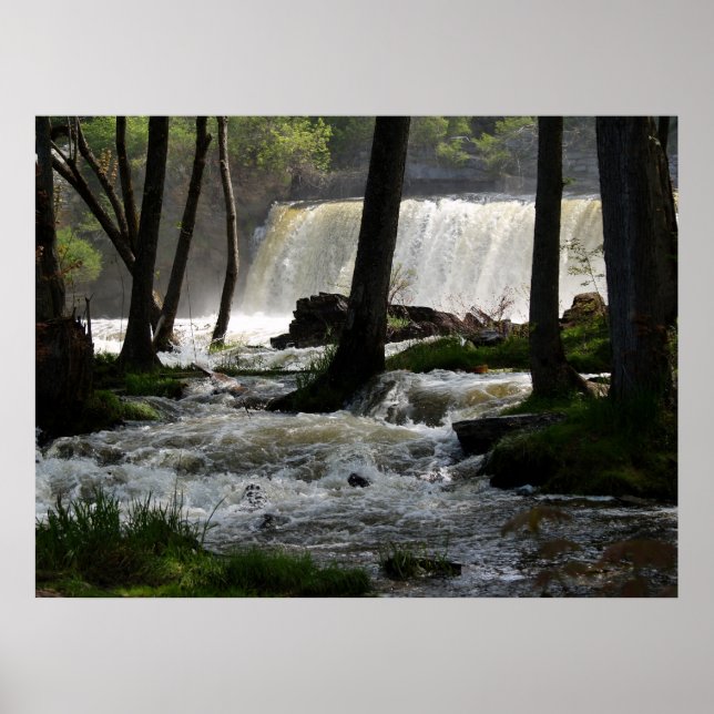 Middlebury Falls in Middlebury, Vermont Poster (Vorne)