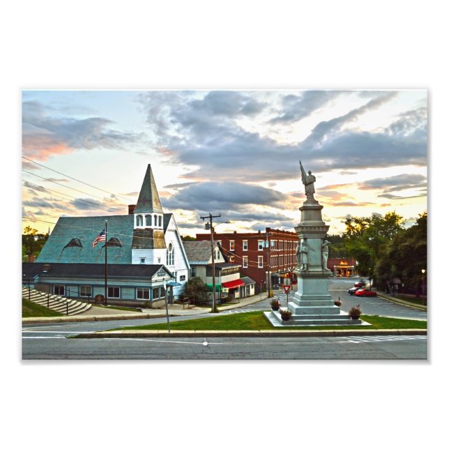 Middlebury, Vermont, bei Sunset Fotodruck (Vorne)