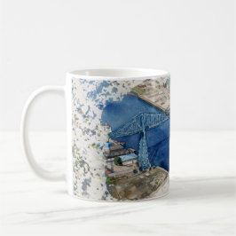 Middlesborough Transporter Bridge Kaffeetasse