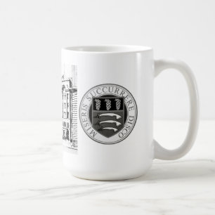 Middlesex-Krankenhaus-Tasse mit B/W Radierung u. Tasse