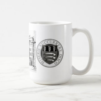 Middlesex-Krankenhaus-Tasse mit B/W Radierung u. Tasse