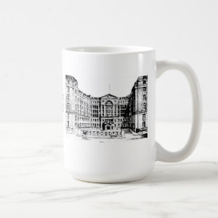 Middlesex-Krankenhaus-Tasse (Schwarzes u. Weiß) Tasse