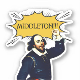 Middleton! Aufkleber