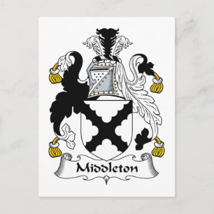 Middleton-Familienwappen Postkarte