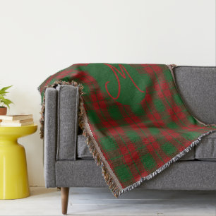 Middleton Tartan Mit Monogramm Decke