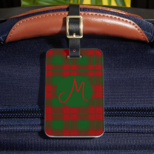 Middleton Tartan Mit Monogramm Gepäckanhänger