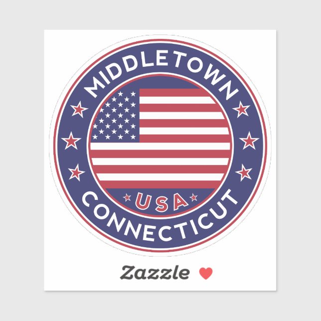 Middletown Connecticut, Middletown Aufkleber (Blatt)