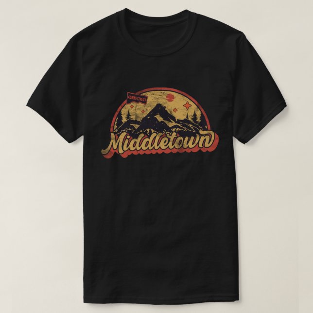 Middletown, Connecticut T-Shirt (Design vorne)