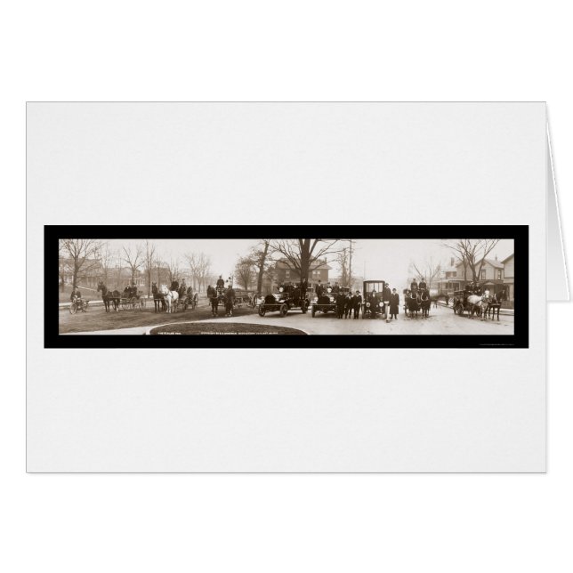 Middletown Fire Department Foto 1914 (Vorderseite (Horizontal))