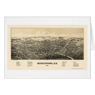 Middletown, NY panoramische Karte - 1887