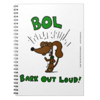 Midge "BOL: BARK OUT LOUD" Notebook