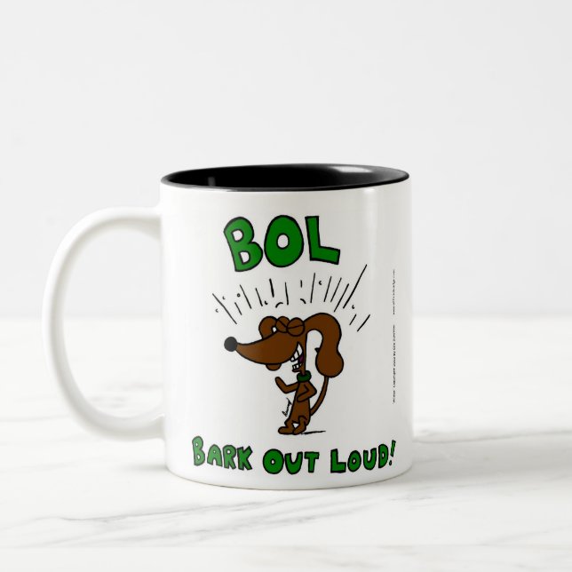 Midge "BOL Bark Out Loud" Tasse (Links)