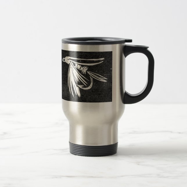 "Midge - Cruel Foreut" Fischen Tasse (Rechts)