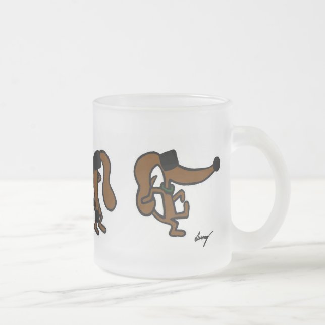 Midge Dancing Mattierte Tasse (Rechts)