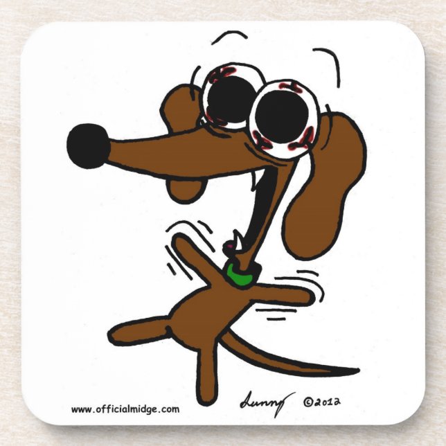 Midge Freakin' Out Untersetzer - Set von 6 Jahren (Vorderseite)