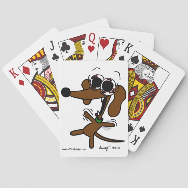 Midge Freakin spielt Karten Spielkarten (Rückseite)