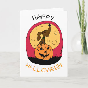 Midge Frohe Halloween-Karte Karte