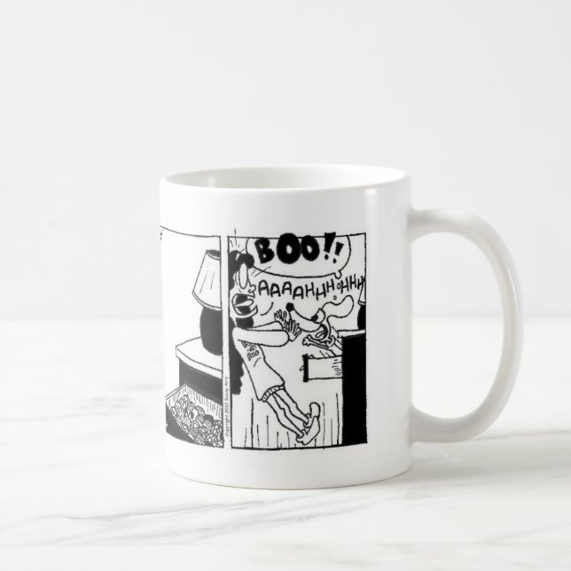 Midge "From deep in the Raute Tiefs" Comic Kaffeetasse (Rechts)