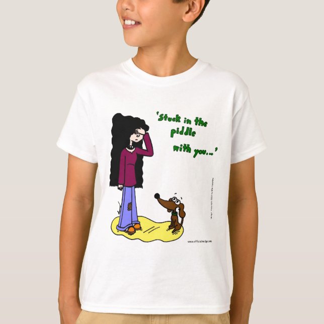 Midge "in Piddle with You" Kids Basic T-Shirt (Vorderseite)