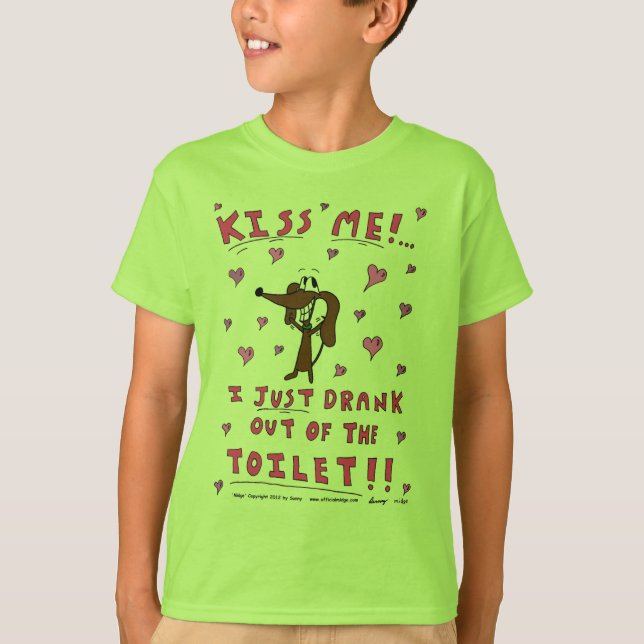 Midge 'KISS ME' Kids Basic T - Shirt (Vorderseite)